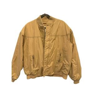 VTG Catalina Varsity 1978–83 Tan USA Bomber Canvas‎ Workwear Jacket Utility 44